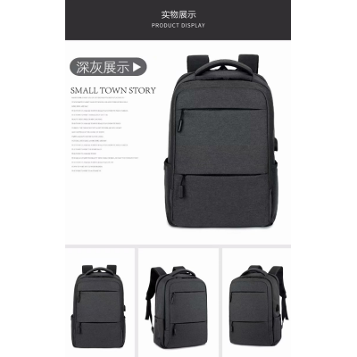 巴旅多功能雙肩背包科學隔層、大容量收納(黑色、淺灰色,下單請備注)